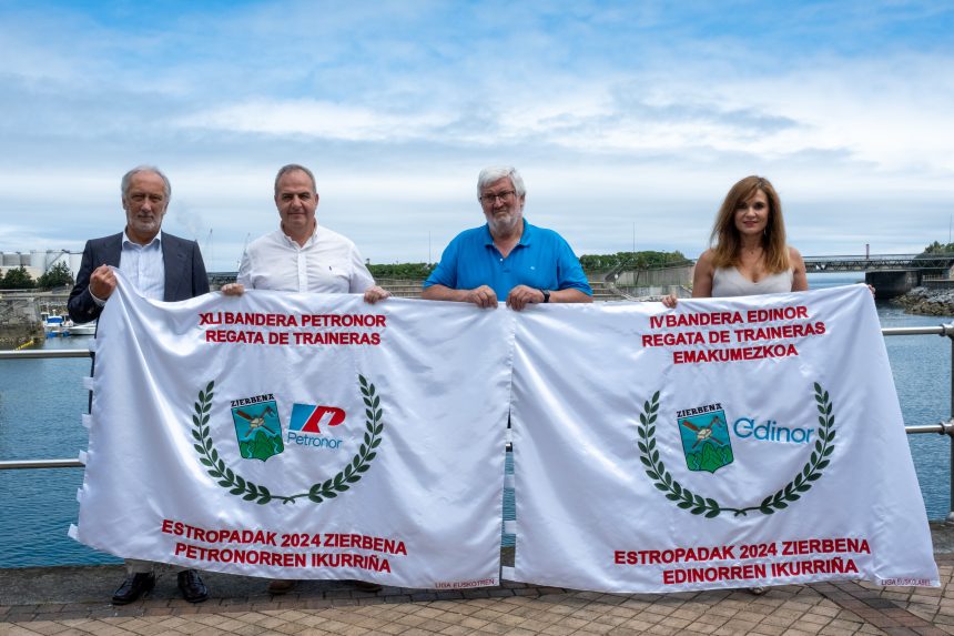 Petronor y Edinor se convierten durante otro año más en los patrocinadores de la Bandera de Zierbena